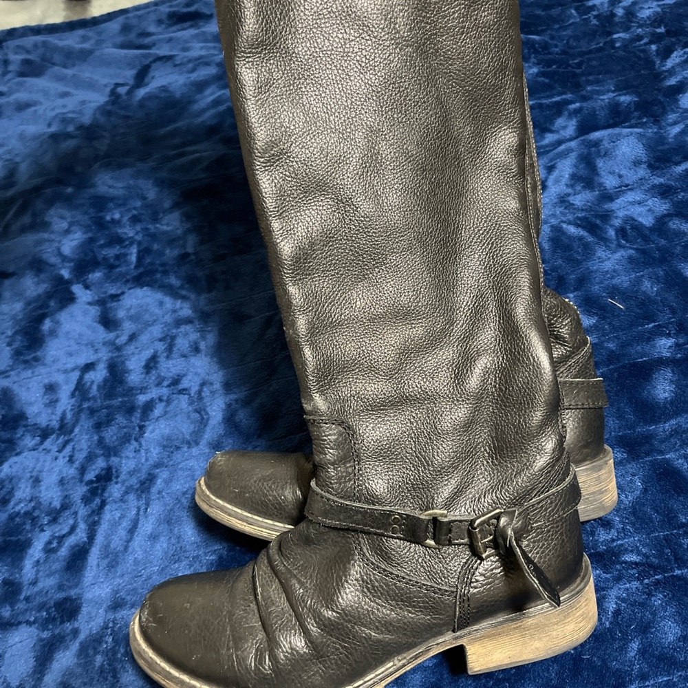 Steve Madden Black Over the Knee Boots